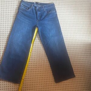 Dark Blue Women's Straight Leg Jeans